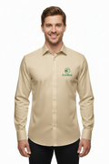 Camisa manga larga beige
