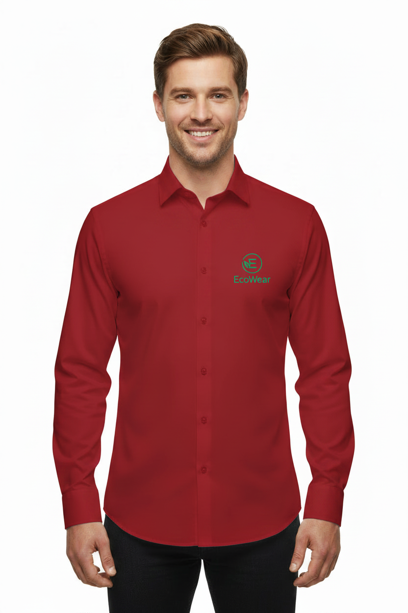 Camisa manga larga roja