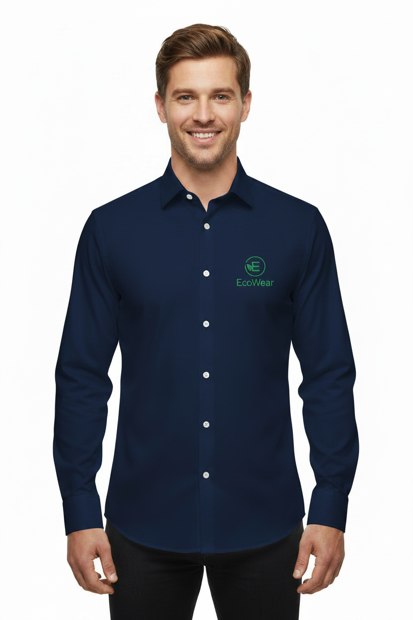 Camisa manga larga marino
