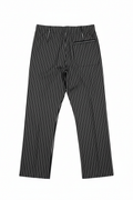 Pantalón negro con rayas blancas