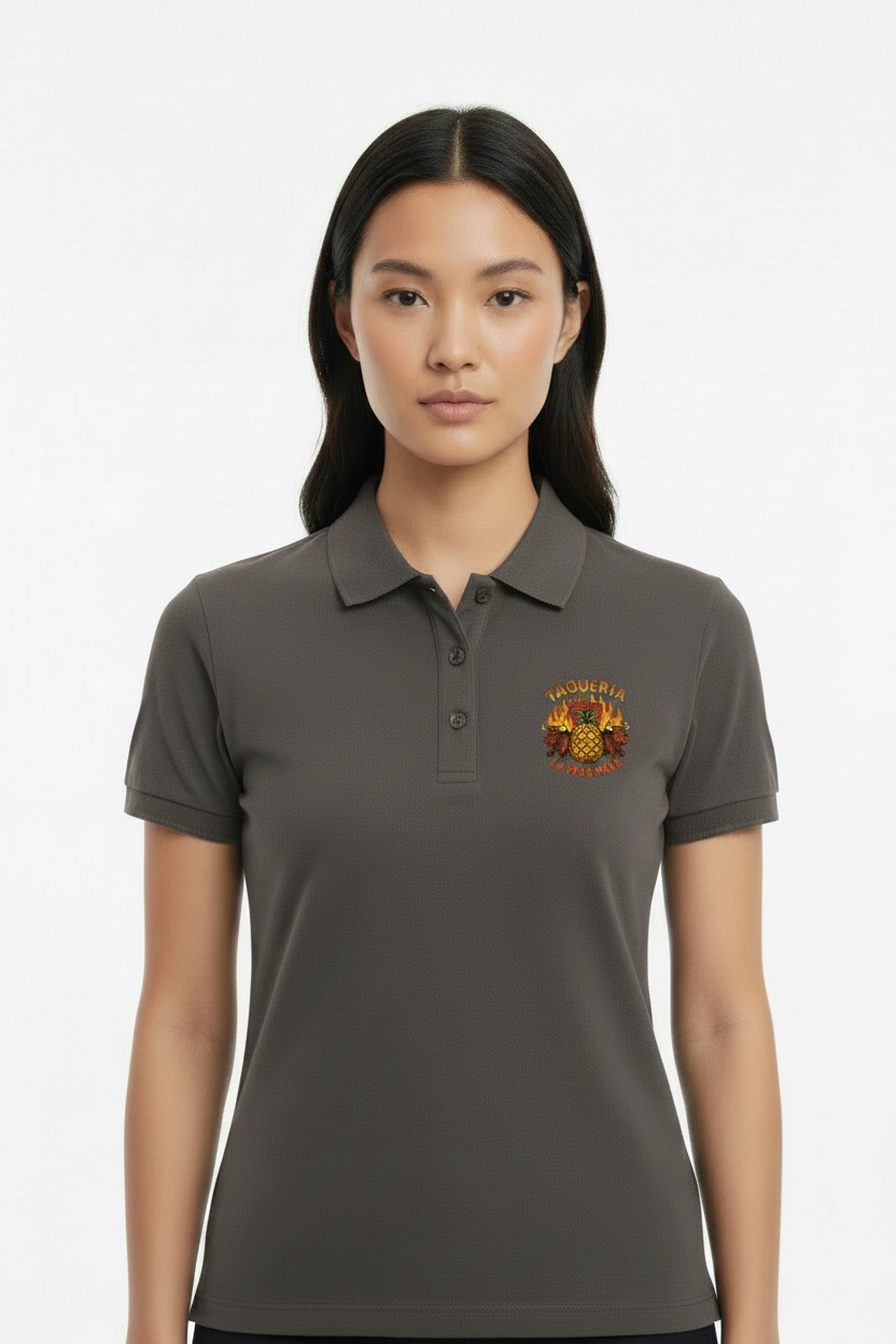 Playera tipo polo dama personalizada
