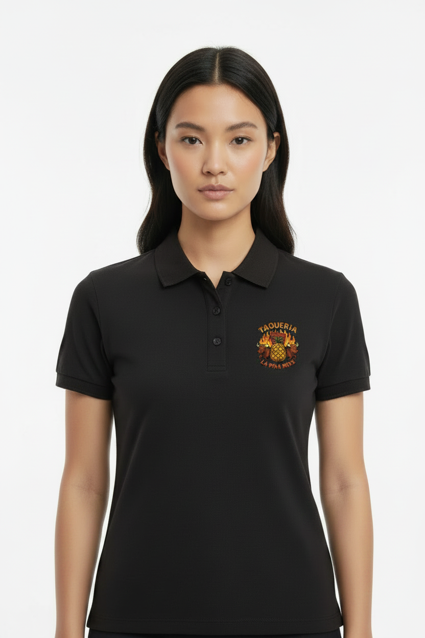 Playera tipo polo dama personalizada